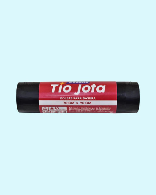 BOLSA DE BASURA TIO JOTA 70 X 90 CM ROLLO 10