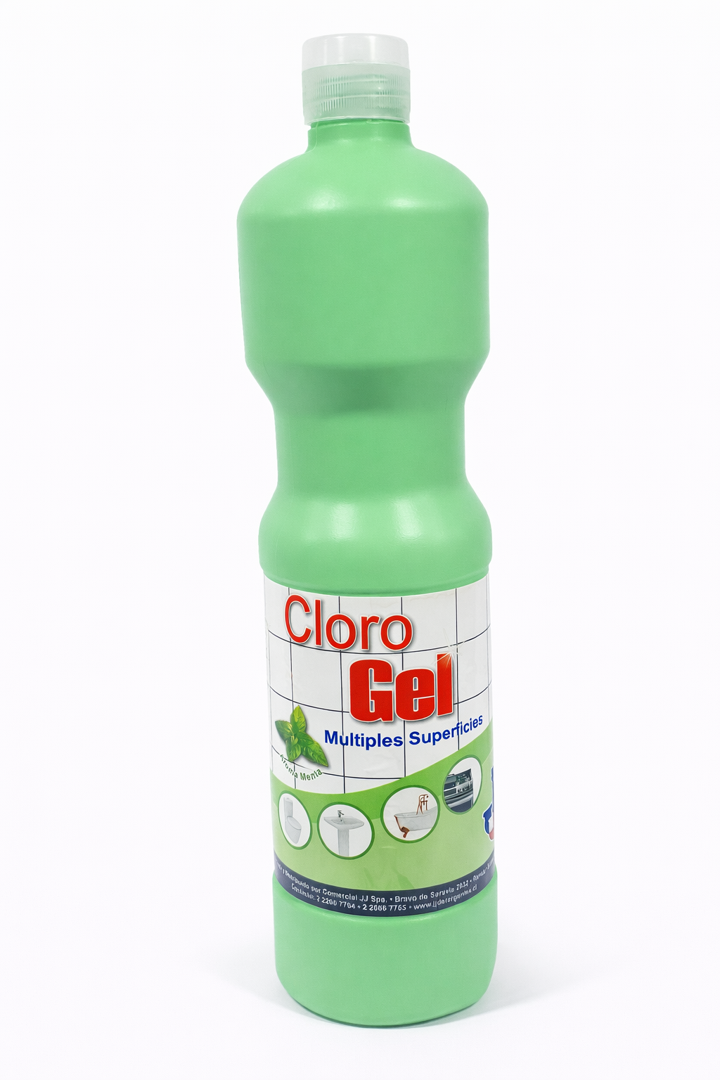 CLORO GEL MENTA BOT 900 ML