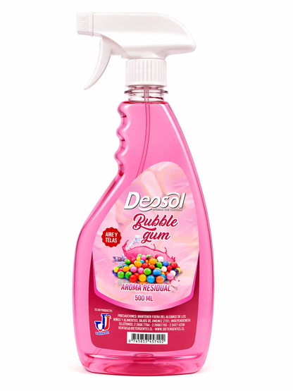 AROMATIZANTE DEOSOL BUBBLE GUM BOT 500 ML