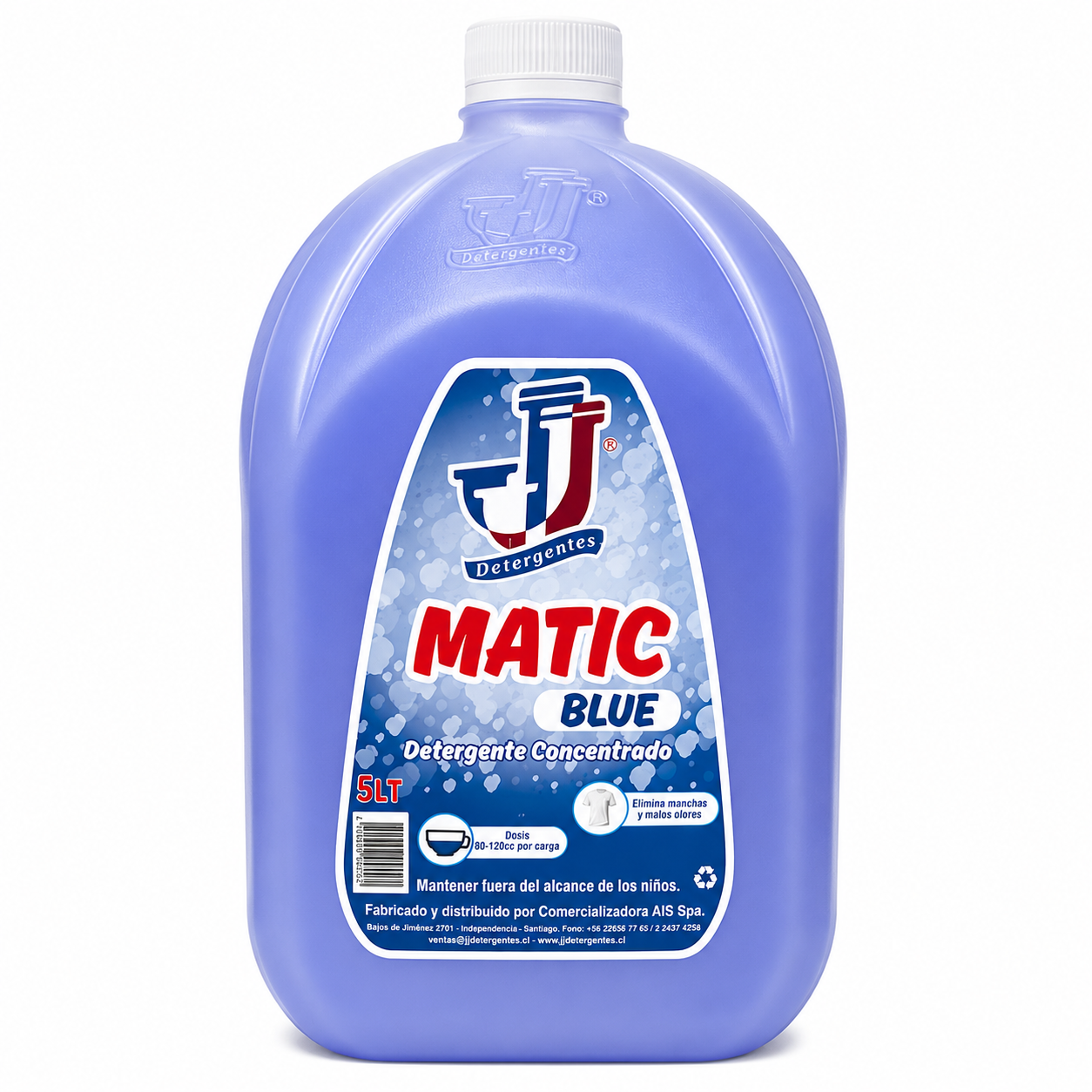 Detergente JJ  Matic Blue/Green 5L