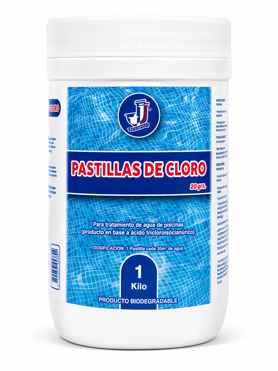 PASTILLAS DE CLORO DE 20 GR. POTE 1 KILO