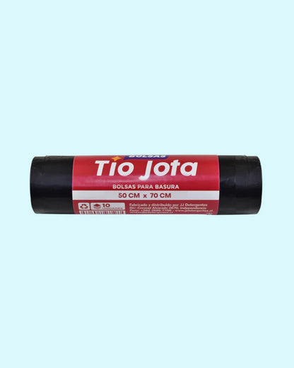 BOLSA DE BASURA TIO JOTA 50 X 70 CM ROLLO 10